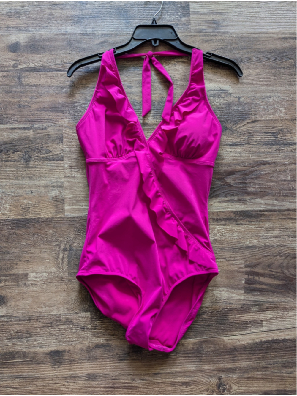 Spanx Assets One Piece Swimsuit Hot Pink Size M